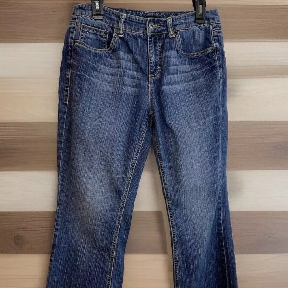 Tommy Hilfiger American Hope Classic Rise Bootcut Blue Jeans Sz 8